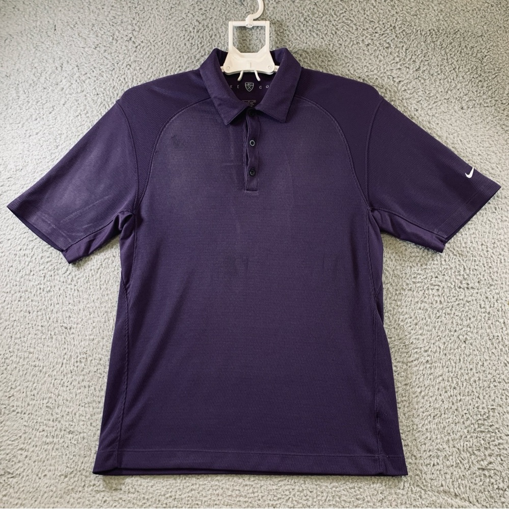 Nike Golf Polo Shirt Men's Short Sleeve Purple Size L *Flaw